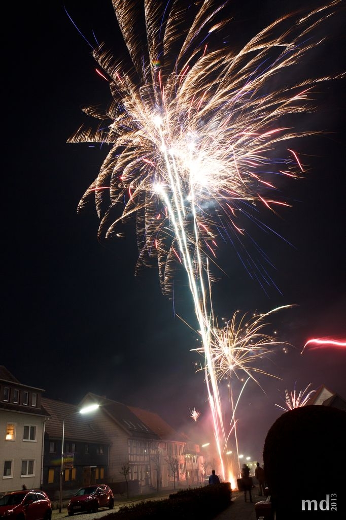 Feuerwerk in Herzberg 01.01.2013