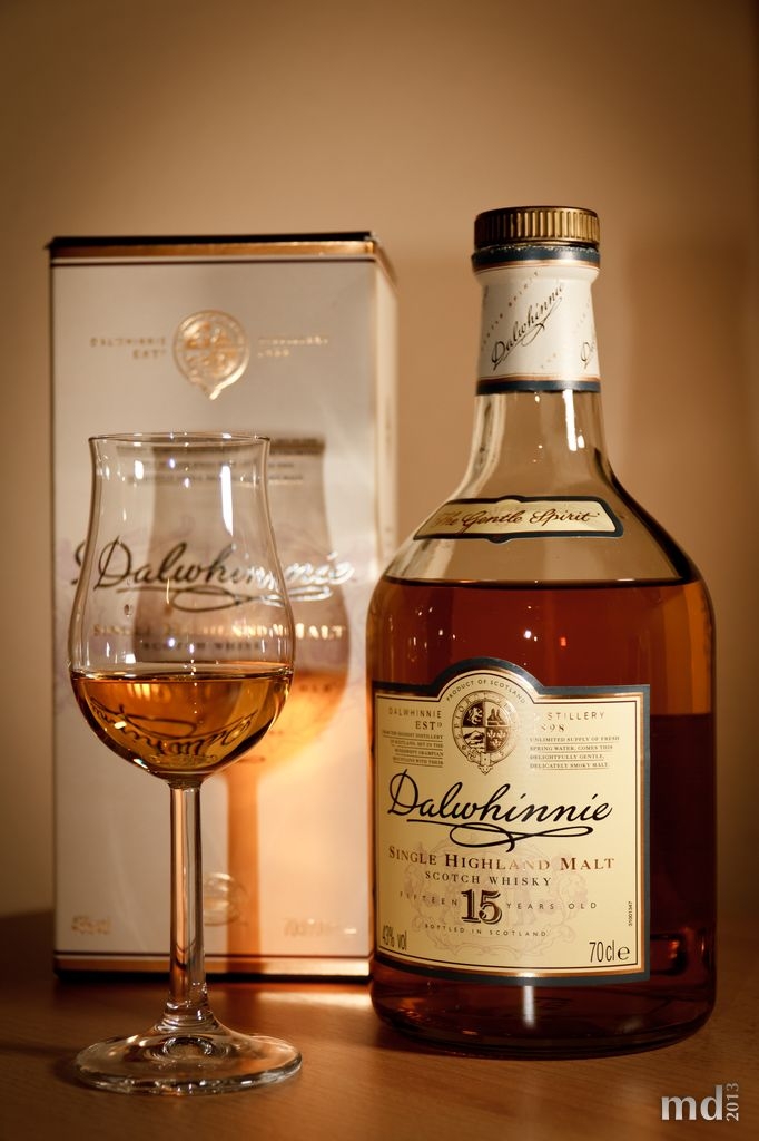 Dalwhinnie 15 mit Glas und Schachtel