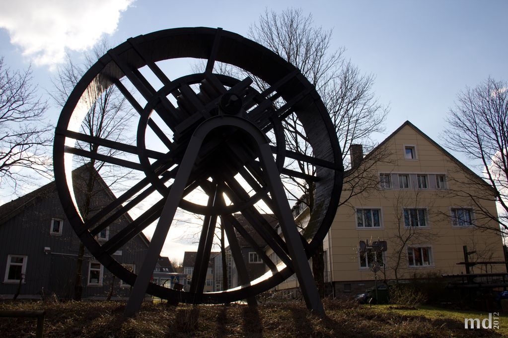 Das Kehrrad am KW-Schacht