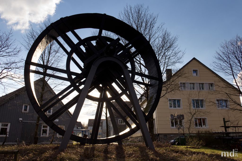 Das Kehrrad am KW-Schacht - nachbearbeitet
