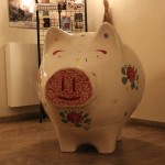 Spendenschweinchen für die Stiftung